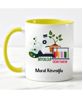 Biyoloji Öğretmeni Kupa Bardağı Sarı