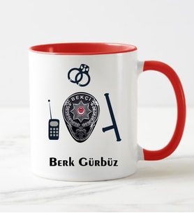 Bekçi Kupa Bardağı Kırmızı