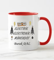 Elektirik Elektronik Mühendisi Kupa Bardağı Kırmızı