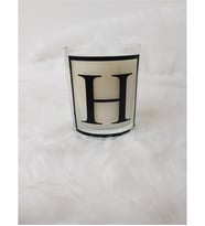 BEYAZ BARDAK MUM -H Harfi