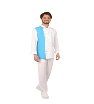 Emel Tekstil Beyaz Erkek Aşçı Uniforma Takım