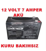 EYEPC  Alarm Paneli Aküsü 12 Volt 7 Amper Kaliteli Taze Akü