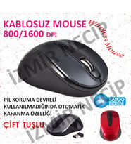 KABLOSUZ MOUSE MAUS 2.4Ghz 1200DPI Nano Alıcı Kablosuz Mouse FARE