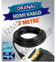 3 Metre Hdmı Kablo Fullhd 4K Ultra Hd Aktarım Kablosu Kaliteli