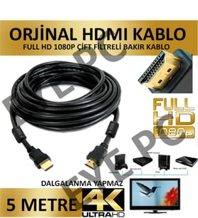 5 Metre Hdmı Kablo Okullar Kurumlar Için Uygun Yüksek Kalite