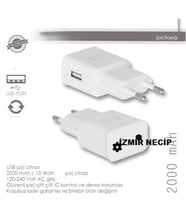 5V 2A CEP Telefon Tablet  Şarj Özellikli Adaptör