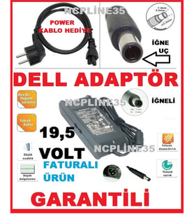 DELL İnspiron 5520 - 19.5V 4.62 A Şarj Aleti N5010 Adaptör N4030