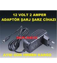 12 Volt 2Amper Adaptör Şarj Cihazı Mini Uydu Alıcısı Için Kalitel