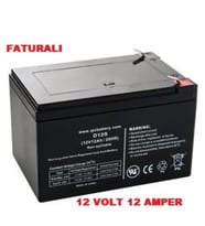 12 Volt 12 Amper  Kuru Tip Bakımsız Güç Kaynağı Aküsü