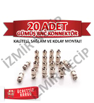 Kamera Montaj Jakı Bnc Kaliteli Ürün 20 Lik Paket A++