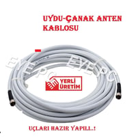 50 Metre Merkezi Sistemlere Uyumlu Hazır Uçlu  Uydu Kablosu