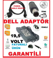 Dell AA90PM111 - 19.5V 4.62A 90W Adaptörü Notebook  UYUMLU ŞARJ