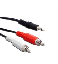 1,5 Metre 2 Rca 1 Streo Aux Pc Bilgisayar Ses Sistem Kablosu