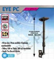 Arçelik Beko 10"Inç 32"Inç Ayarlanabilir Tavan Askı Aparatı 80Cm