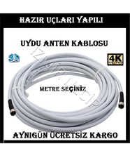 Uydu Çanak Anten Kablosu Ve Boyları 50 METRE RG6/U