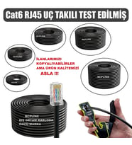 NCPLİNE 20 Metre Cat6 İç Dış Ortam Internet KablosuTV+PLUS