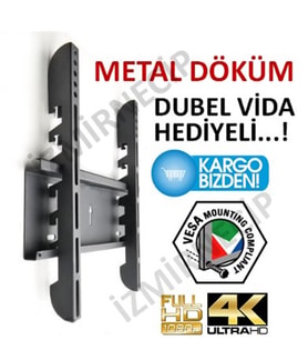 Beko Uyumlu10"-22"Inç Led Lcd Plazma Tv Askı Aparatı Sabit
