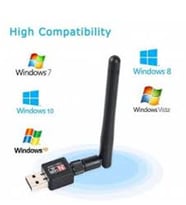 150Mbps Antenli Wireless Adaptörü Kablosuz Ağ PC USB Wifi Alıcı
