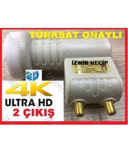 2 Li  Full Hd 3D 4K Çanak Uydu 2Li Lnb  Twin Lnb