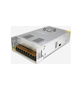 Akım Korumalı 12V 40 A Fanlı Metal Kasa Adaptör (Gümüş)