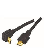 L 90 Derece Hdmı Kablo  1,5 Metre  1,4V 3D 1080P