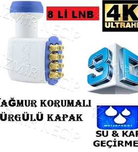 8'Li Sekizli Lnb 4K Ultra Hd Marka Ücretsiz Kargo