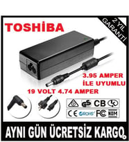 Toshiba Satellite C855 C 855 UYUMLU ADAPTÖR19 VOLT 4,74 A