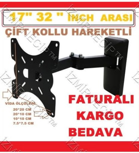 17'' 32 '' İNCH ARASI  Hareketli Lcd Led Tv Askı Aparatı 80 82