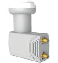 İkili-2Li Ultra Full Hd 3D 4K Çanak Uydu 2 Li Twin 2 Çıkışlı Lnb (Gri)