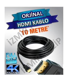 10 Metre Tv Uydu Kablosu Kaliteli Hdmı Çift Filitre Full Hd