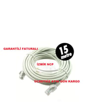 15 Metre Modem Swcih Arası Kablo Lan Kablosu Cat6 Kablo