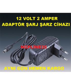 12 Volt 2 Amper Modem Adsl Vdsl Adaptörü Kaliteli Sağlam