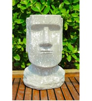 Polenezya Tiki Kafası Saksı PLAS-1126
