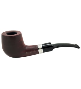 Falconetti 9 mm. Metal Bilezikli Ebony Ahşap Pipo py71