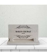BK Gift Kişiye Özel Mesleki Ünvanlı Taş Masa İsimliği