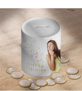 BK Gift Kişiye Özel Porselen Kumbara