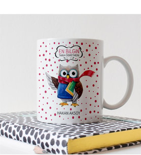 BK Gift Kişiye Özel Tarih Öğretmeni Tasarımlı Beyaz Kupa Bardak - 3