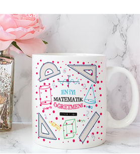 BK Gift Kişiye Özel Matematik Öğretmeni Tasarımlı Beyaz Kupa Bardak - 6