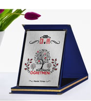 BK Gift Kişiye Özel Yılın En İyi Öğretmeni Lacivert Plaket