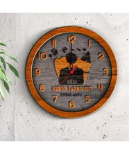 BK Gift Kişiye Özel Okul Müdür Yardımcısı Ahşap Duvar Saati - 2