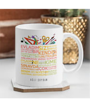 BK Gift Kişiye Özel Öğretmen Sözleri Beyaz Kupa Bardak - 1