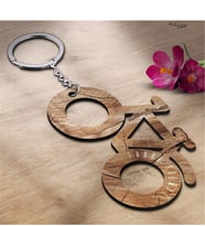 BK Gift Kişiye Özel Bisiklet Anahtarlık - A4
