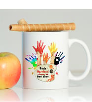 BK Gift Kişiye Özel Mesleki Resim Öğretmeni Beyaz Kupa Bardak - 3
