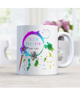 BK Gift Kişiye Özel Mesleki Resim Öğretmeni Beyaz Kupa Bardak - 2