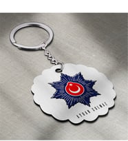 BK Gift Kişiye Özel Türk Polis Teşkilatı Anahtarlık