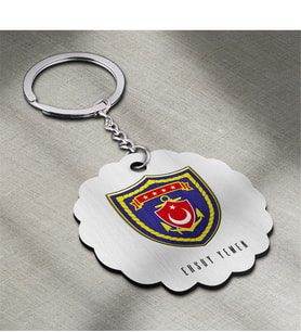 BK Gift Kişiye Özel Deniz Kuvvetleri Komutanlığı Ahşap Anahtarlık