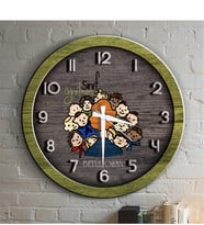 BK Gift Kişiye Özel Mesleki Sınıf Öğretmeni Ahşap Duvar Saati - 3