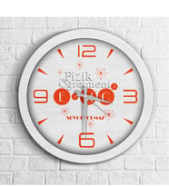 BK Gift Kişiye Özel Mesleki Fizik Öğretmeni Ahşap Duvar Saati - 2