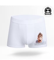 BK Gift Eğlenceli Tasarımlı Beyaz Boxer - 15