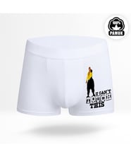 BK Gift Eğlenceli Tasarımlı Beyaz Boxer - 13